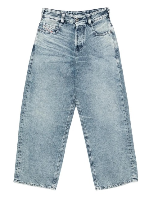 Diesel faded-effect wide-leg jeans - Blue - zdjęcie produktu nr 1
