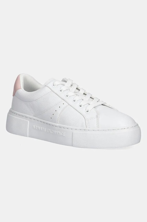 Armani Exchange sneakersy damskie kolor biały XDX179 XV930 U603 - zdjęcie produktu nr 1