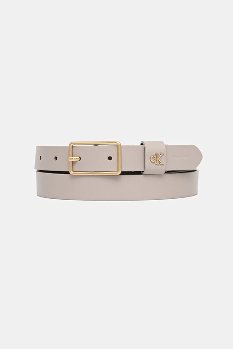 Calvin Klein pasek skórzany damski kolor szary LV04F7050G - zdjęcie produktu nr 1
