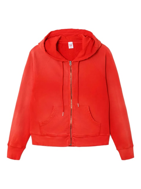 RE/DONE zip-up hooded sweatshirt - Red - zdjęcie produktu nr 1