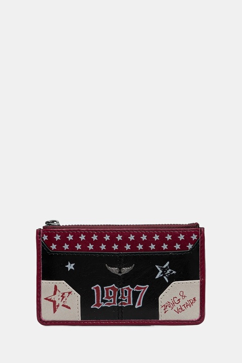 ZADIG&VOLTAIRE portfel skórzany damski kolor czarny LWSG03676 - zdjęcie produktu nr 1