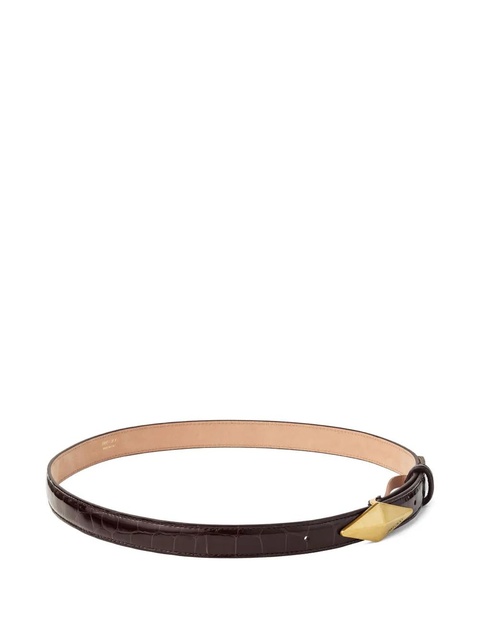 Jimmy Choo diamond clasp belt - Brown - zdjęcie produktu nr 2