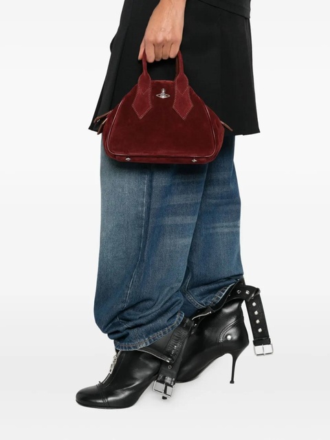 Vivienne Westwood small Yasmine Orb-appliqué tote bag - Red - zdjęcie produktu nr 1