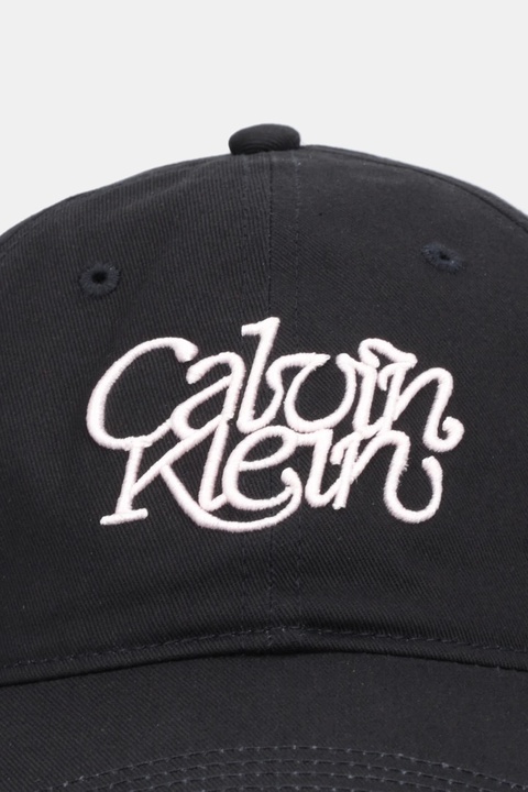 Calvin Klein czapka z daszkiem bawełniana kolor czarny LV04F5032G - zdjęcie produktu nr 2