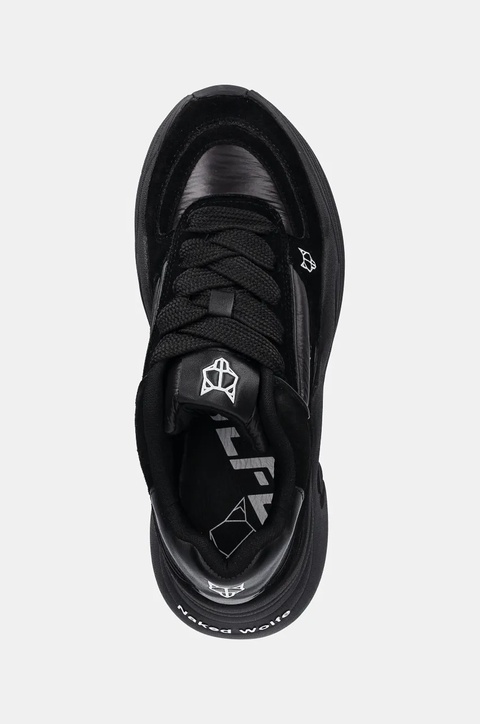 Naked Wolfe sneakersy Temple kolor czarny Temple Black Leather Suede - zdjęcie produktu nr 2