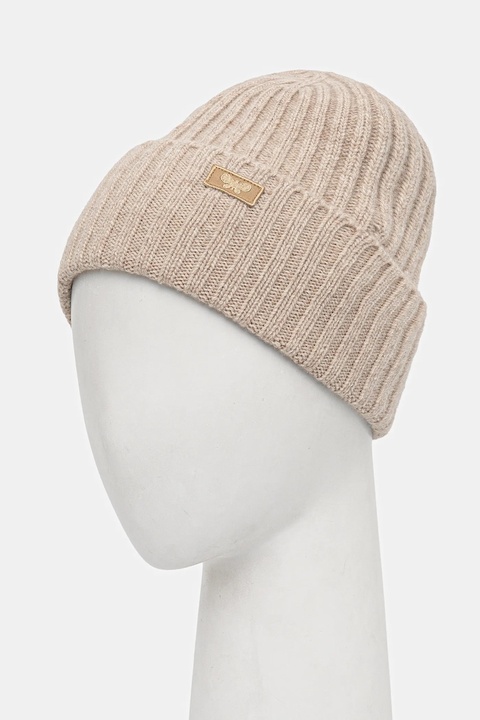 Weekend Max Mara czapka wełniana RITMO kolor beżowy 2525576035600 - zdjęcie produktu nr 1