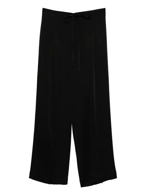 Róhe tie-waist trousers - Black - zdjęcie produktu nr 2