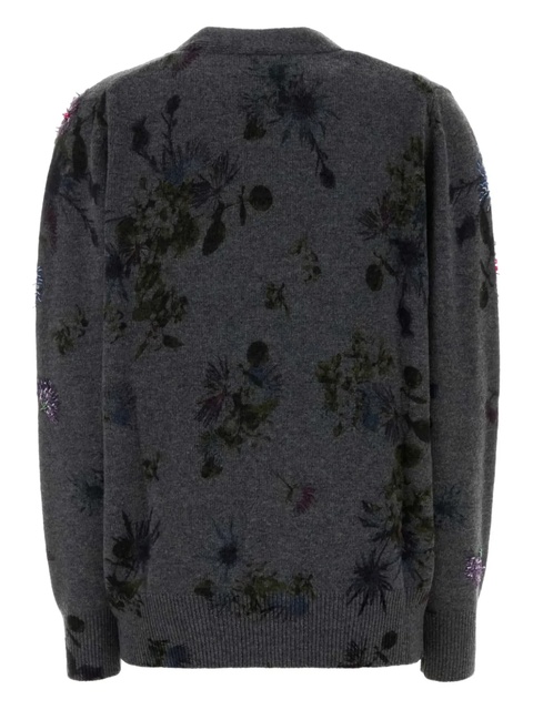Blumarine wool blend cardigan - Grey - zdjęcie produktu nr 1