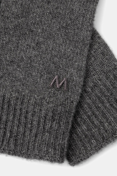 Weekend Max Mara rękawiczki kaszmirowe LEA damskie kolor szary 2525566015600 - zdjęcie produktu nr 1