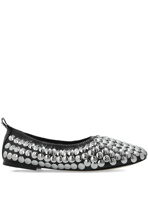 Tory Burch studded ballet flats - Black - zdjęcie produktu nr 1
