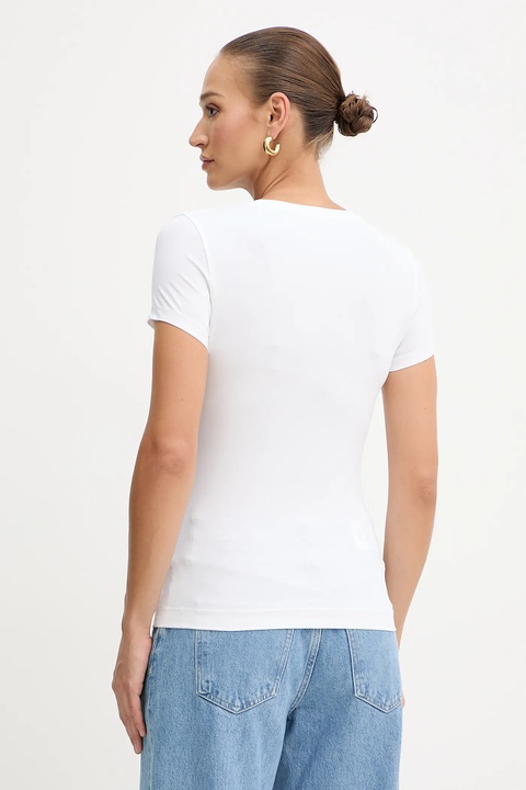 Guess t-shirt damski kolor biały W5YI16 J1314 - zdjęcie produktu nr 2