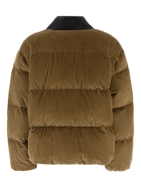 Miu Miu corduroy down jacket - Green - zdjęcie produktu nr 1