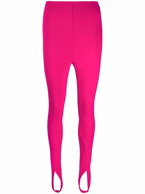 The Attico Jamie cut-out stirrup leggings - Pink - zdjęcie produktu nr 1