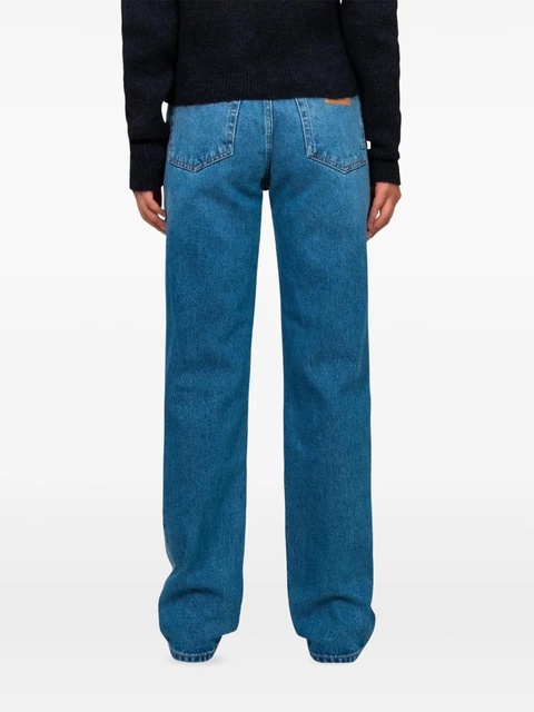 MM6 Maison Margiela panel straight jeans - Blue - zdjęcie produktu nr 2