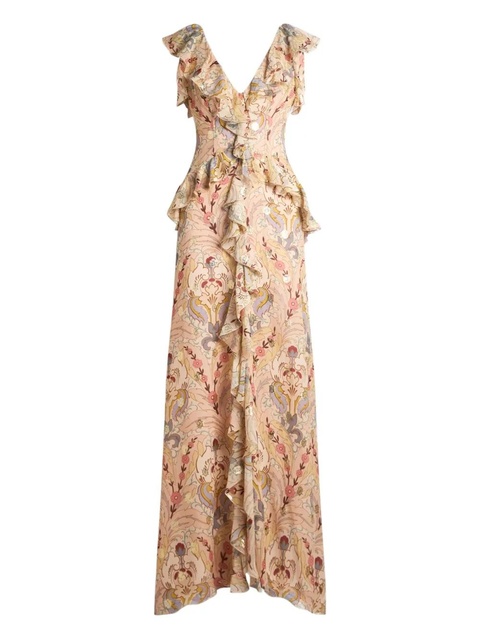 ETRO printed dress - Neutrals - zdjęcie produktu nr 1