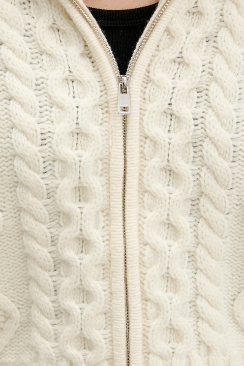 Rotate sweter z dodatkiem wełny damski kolor beżowy 114302857 - zdjęcie produktu nr 2