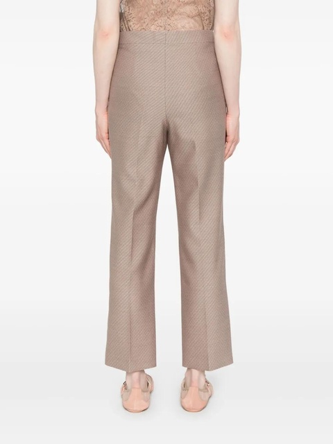 FENDI FF-jacquard trousers - Brown - zdjęcie produktu nr 2