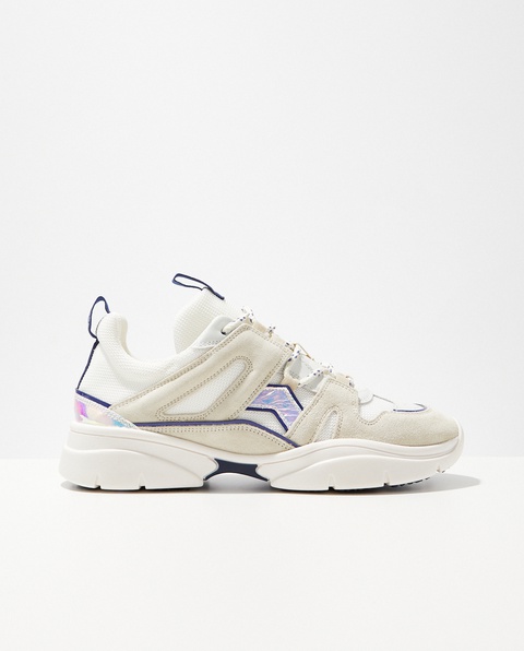 ISABEL MARANT - Beżowe sneakersy Kindsay - zdjęcie produktu nr 1