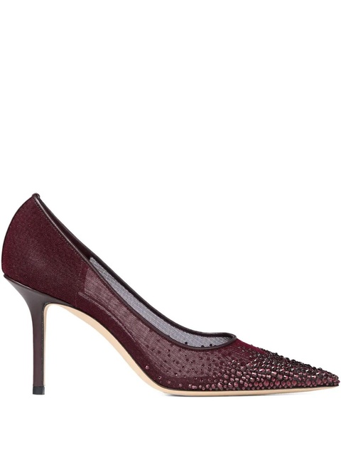Jimmy Choo 85mm Love pointed-toe pumps - Red - zdjęcie produktu nr 1