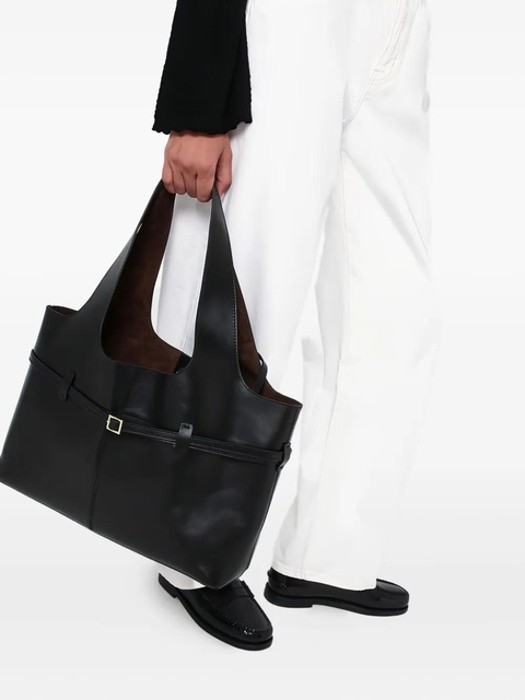 Manu Atelier medium Cambon Cabas shoulder bag - Black - zdjęcie produktu nr 2