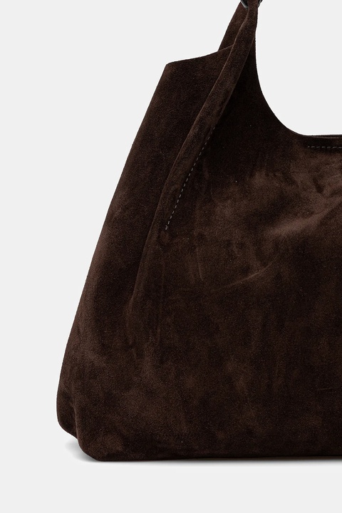 Gianni Chiarini torebka zamszowa DUA kolor brązowy BS.9780.CM - zdjęcie produktu nr 2