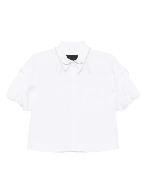 Simone Rocha puff-sleeve shirt - White - zdjęcie produktu nr 1