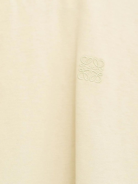 LOEWE Anagram-embroidered panelled T-shirt - Neutrals - zdjęcie produktu nr 2