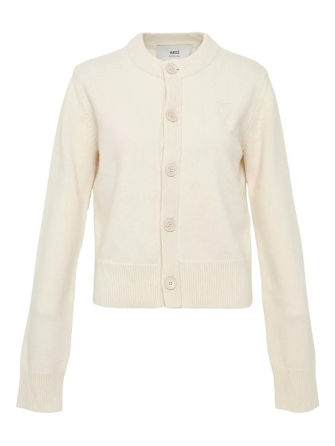 AMI Paris tonal ADC long-sleeves cardigan - Neutrals - zdjęcie produktu nr 1