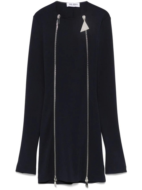 The Attico double-zip mini dress - Blue - zdjęcie produktu nr 1