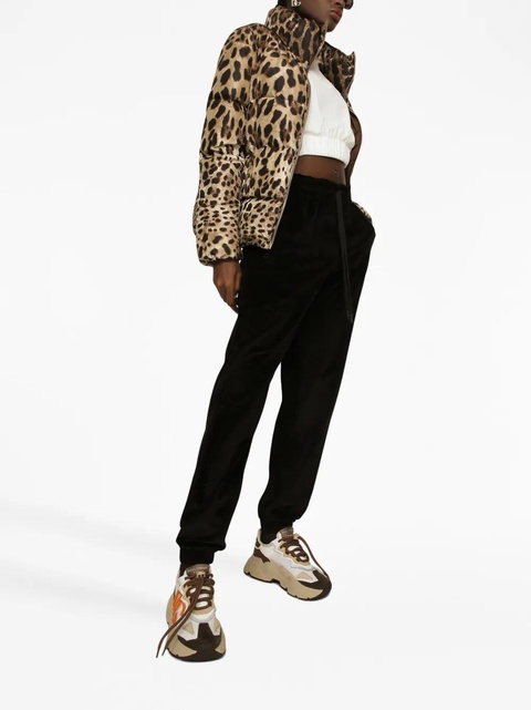 Dolce & Gabbana logo-embroidered drawstring track pants - Black - zdjęcie produktu nr 2