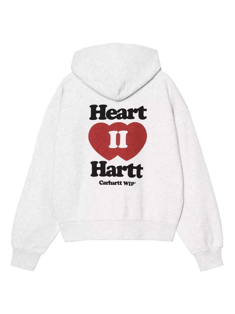Carhartt WIP heart-logo zip-up hoodie - Grey - zdjęcie produktu nr 2