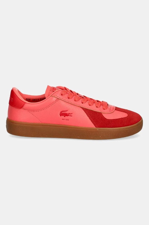 Lacoste sneakersy skórzane BASESHOT PRO damskie kolor pomarańczowy 49SFA0030 - zdjęcie produktu nr 2