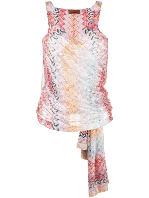 Missoni knot-detail knitted top - Pink - zdjęcie produktu nr 1