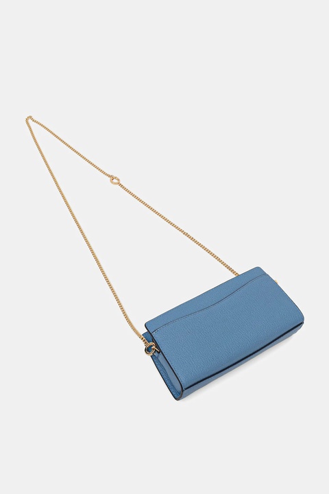 MICHAEL Michael Kors torebka skórzana kolor niebieski 32F5GNXC0L - zdjęcie produktu nr 2