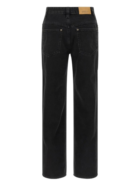 ISABEL MARANT Brinley carabiner-fastening jeans - Black - zdjęcie produktu nr 2