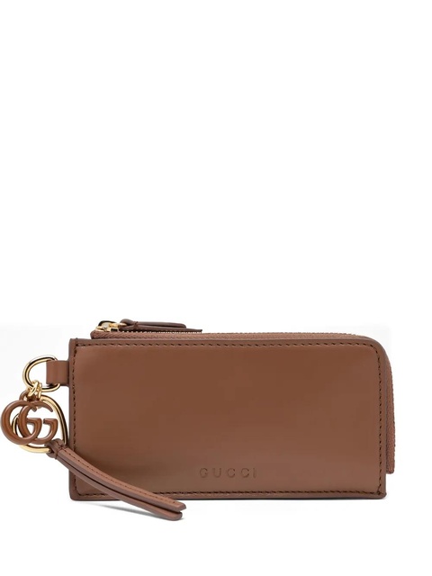 Gucci charm-detail card holder - Brown - zdjęcie produktu nr 1