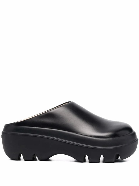 Proenza Schouler Storm leather clogs - Black - zdjęcie produktu nr 1
