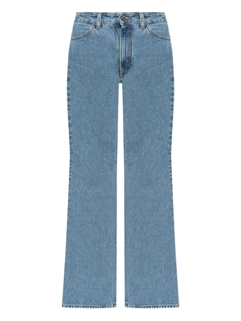 The Attico embroidered-pocket jeans - Blue - zdjęcie produktu nr 1