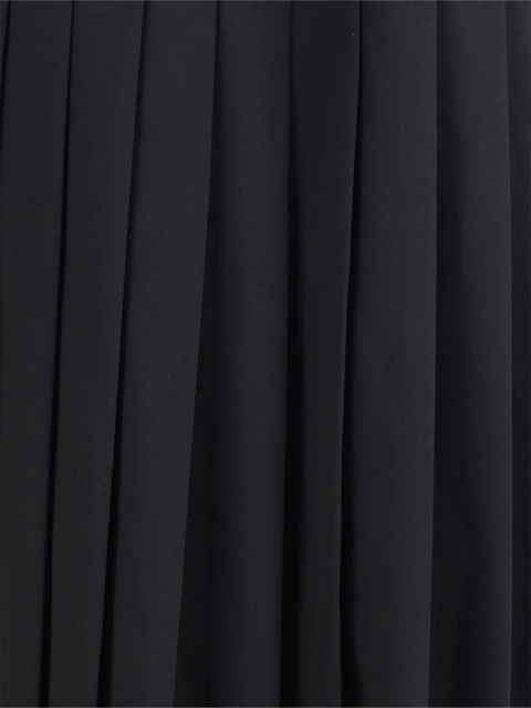 Alessandra Rich pleated midi skirt - Black - zdjęcie produktu nr 2