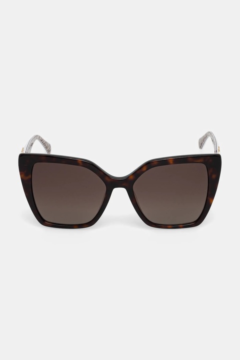Love Moschino okulary przeciwsłoneczne damskie kolor brązowy - zdjęcie produktu nr 2