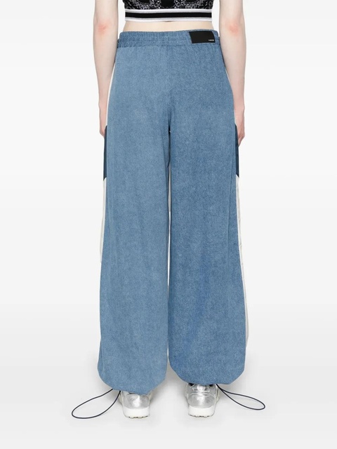 AMIRI drawstring chambray track pants - Blue - zdjęcie produktu nr 2