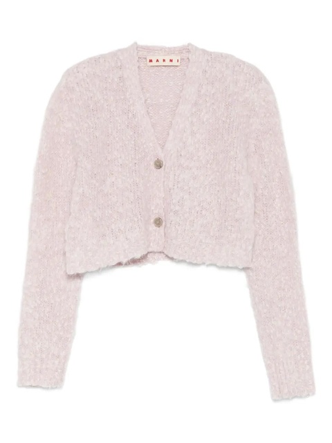 Marni button-down cropped cardigan - Pink - zdjęcie produktu nr 1