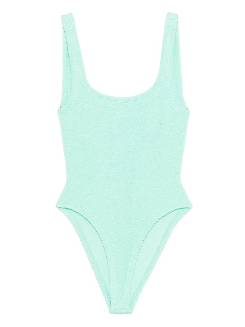 Hunza G square-neck swimsuit - Green - zdjęcie produktu nr 1