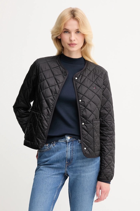 Tommy Hilfiger kurtka kolor czarny przejściowa WW0WW47290 - zdjęcie produktu nr 1