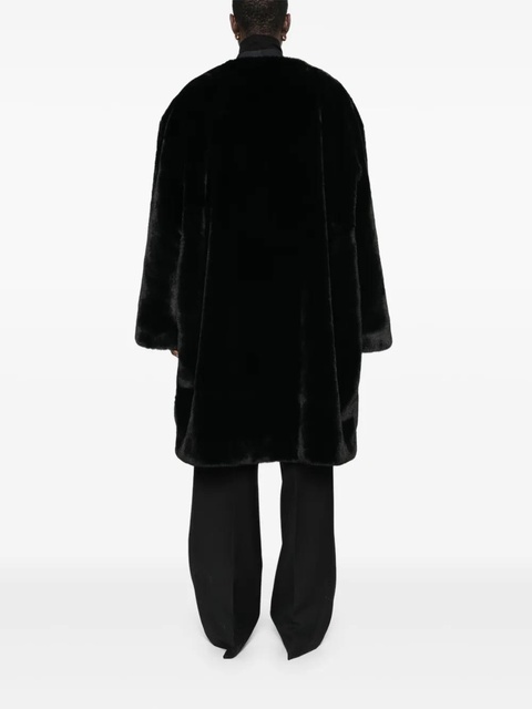 The Frankie Shop Matera faux fur coat - Black - zdjęcie produktu nr 2