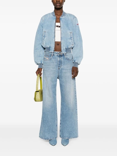 Diesel De-Kiddo denim bomber jacket - Blue - zdjęcie produktu nr 2