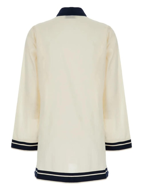 Tory Burch tassel-detail kaftan dress - Neutrals - zdjęcie produktu nr 2