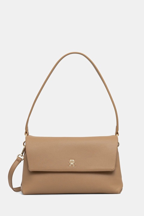 Tommy Hilfiger torebka kolor brązowy AW0AW17695 - zdjęcie produktu nr 1