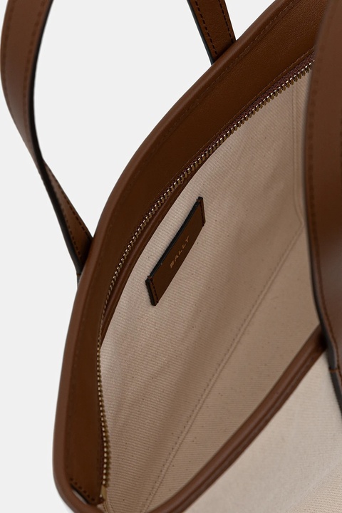 Bally torebka kolor beżowy WAE07J - zdjęcie produktu nr 2