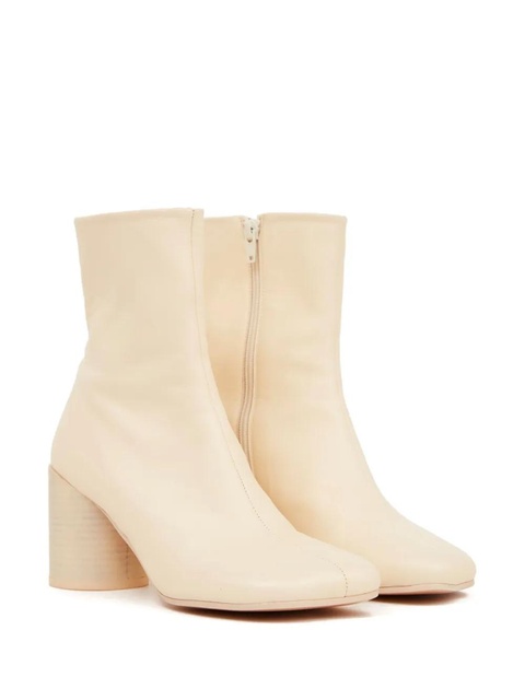 MM6 Maison Margiela Anatomic 70mm leather ankle boots - Neutrals - zdjęcie produktu nr 2